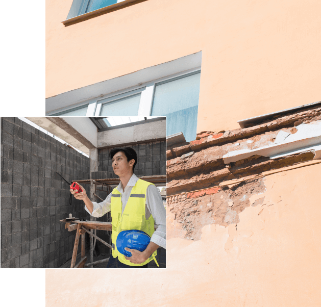 Concrete damage investigation project